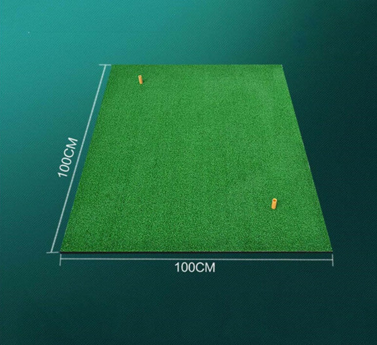 Golfing practice mat
