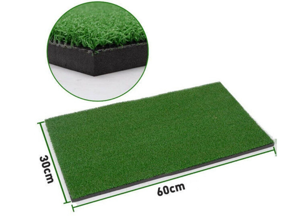 Golfing practice mat