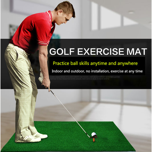 Golfing practice mat